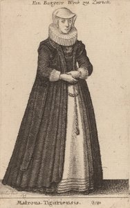 Matrona Tiguriensis, 1649 da Wenceslaus Hollar