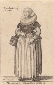 Mercatoris Hollandici Vxor da Wenceslaus Hollar