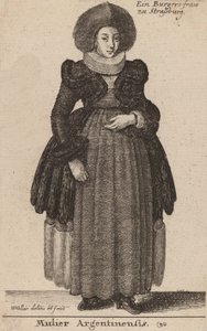 Mulier Argentinensis da Wenceslaus Hollar