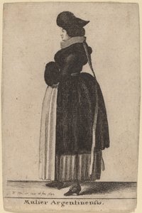 Mulier Argentinensis da Wenceslaus Hollar