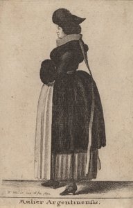 Mulier Argentinensis da Wenceslaus Hollar