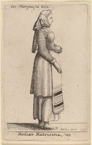 Mulier Matrisana da Wenceslaus Hollar