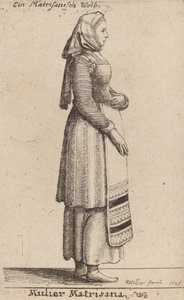 Mulier Matrisana, 1649 da Wenceslaus Hollar
