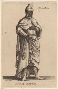 Mulier Moresca da Wenceslaus Hollar