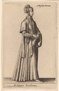 Donna persiana da Wenceslaus Hollar