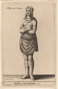 Mulier ex Virginia da Wenceslaus Hollar