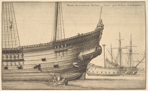 Naues Mercatoriæ Hollan dicæ per Indias Occidentales, 1625-77 da Wenceslaus Hollar