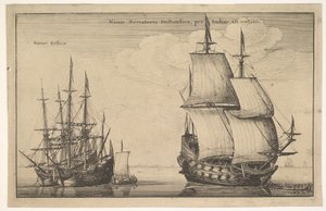 Naues Mercatorie Hollandice per Indias Occidentales da Wenceslaus Hollar