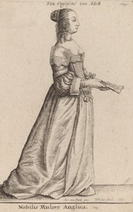 Nobilis Mulier Anglica da Wenceslaus Hollar