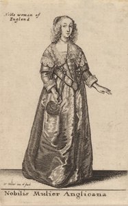 Nobilis Mulier Anglicana da Wenceslaus Hollar
