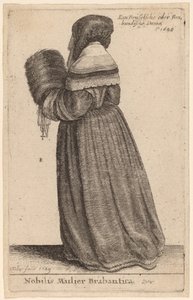 Nobilis Mulier Brabantica da Wenceslaus Hollar