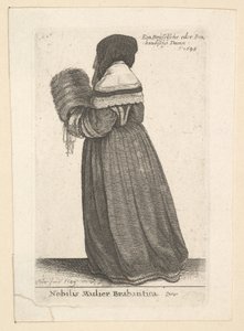 Nobilis Mulier Brabantica da Wenceslaus Hollar