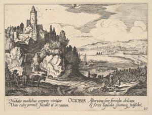 Ottobre, 1628-29 da Wenceslaus Hollar
