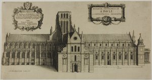 La vecchia cattedrale di Saint Paul da nord