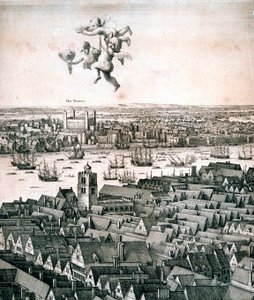 Vista panoramica di Londra da Wenceslaus Hollar