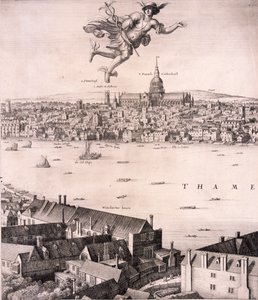 Veduta panoramica di Londra da Wenceslaus Hollar