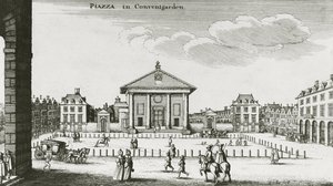 Piazza a Covent Garden, 1640 da Wenceslaus Hollar