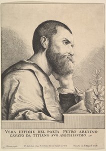 Pietro Aretino da Wenceslaus Hollar