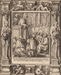 Predicatore da Wenceslaus Hollar