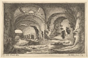 Resti romani a Tivoli, 1673
