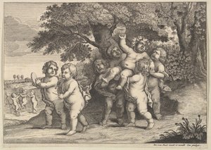 Sette Ragazzi, 1625-77 da Wenceslaus Hollar