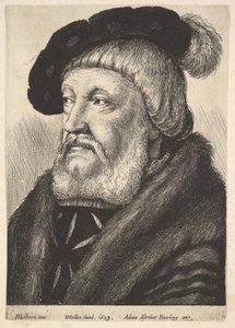 Sir William Butts, 1649 da Wenceslaus Hollar