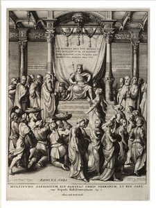 Salomone e la Regina di Saba da Wenceslaus Hollar