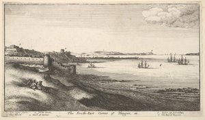 Angolo sud-est di Tangeri da Wenceslaus Hollar