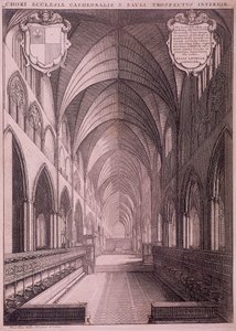Cattedrale di San Paolo, Londra da Wenceslaus Hollar