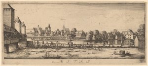 Estate: Il luogo del bagno da Wenceslaus Hollar