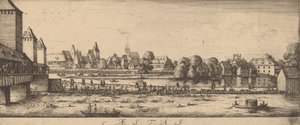 Estate: Il luogo del bagno, c. 1628-1629 da Wenceslaus Hollar