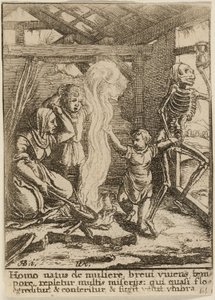Il bambino e la morte da Wenceslaus Hollar