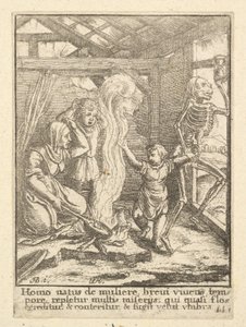 Il bambino, dalla Danza della Morte da Wenceslaus Hollar