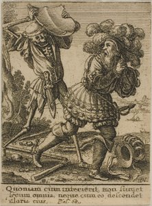 Il conte e la morte da Wenceslaus Hollar