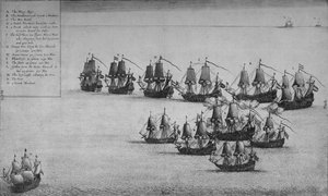 La Battaglia della Mary Rose da Wenceslaus Hollar