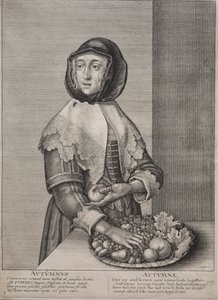 Le quattro stagioni: Autunno, 1641 da Wenceslaus Hollar
