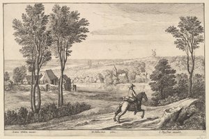 Il Cavaliere, 1650 da Wenceslaus Hollar