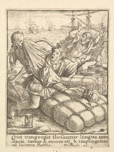 Il Mercante, dalla Danza della Morte da Wenceslaus Hollar