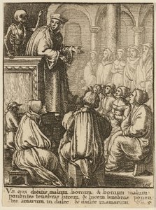 Il predicatore e la morte da Wenceslaus Hollar