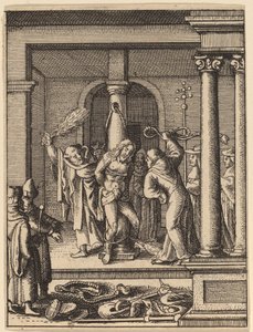 La flagellazione da Wenceslaus Hollar