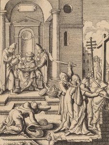 Il lavaggio delle mani da Wenceslaus Hollar