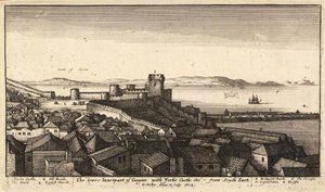 La parte interna inferiore di Tangeri da Wenceslaus Hollar