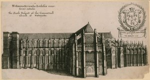 Prospetto sud della Chiesa Conventuale di Westminster, Londra