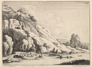 Il ponte di pietra da Wenceslaus Hollar