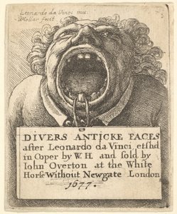 Pagina del titolo, Diversi volti antichi, 1677 da Wenceslaus Hollar
