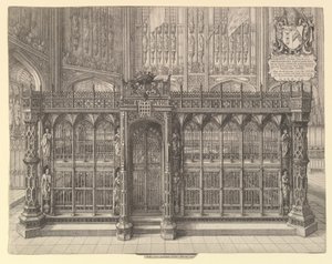 Tomba di Enrico VII da Wenceslaus Hollar