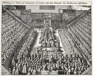Processo di Strafford, 22 marzo 1641 da Wenceslaus Hollar