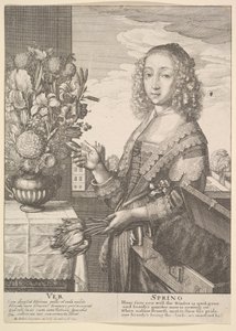 Ver - Primavera, tre quarti di lunghezza delle stagioni da Wenceslaus Hollar