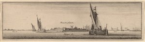 Vista di Shenckenschantz da Wenceslaus Hollar