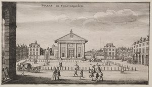 Vedute di Londra: La Piazza a Covent Garden da Wenceslaus Hollar